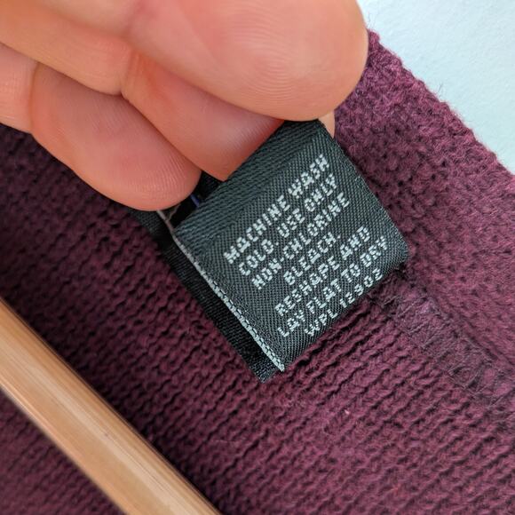 Vintage Bill Blass Cardigan Sweater Mens L Red 90S Cotton Usa Button Vneck Work - Picture 8 of 9